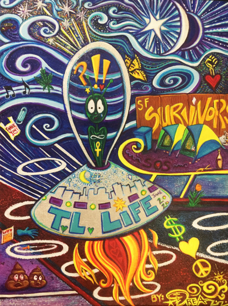 Extraterrestrial in the Tenderloin