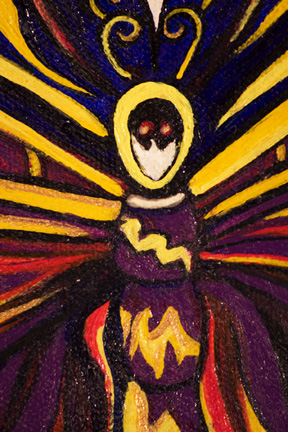 "Fire Butterfly" Close Up