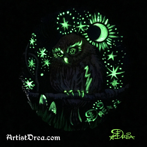 Western Screech Owl Glow