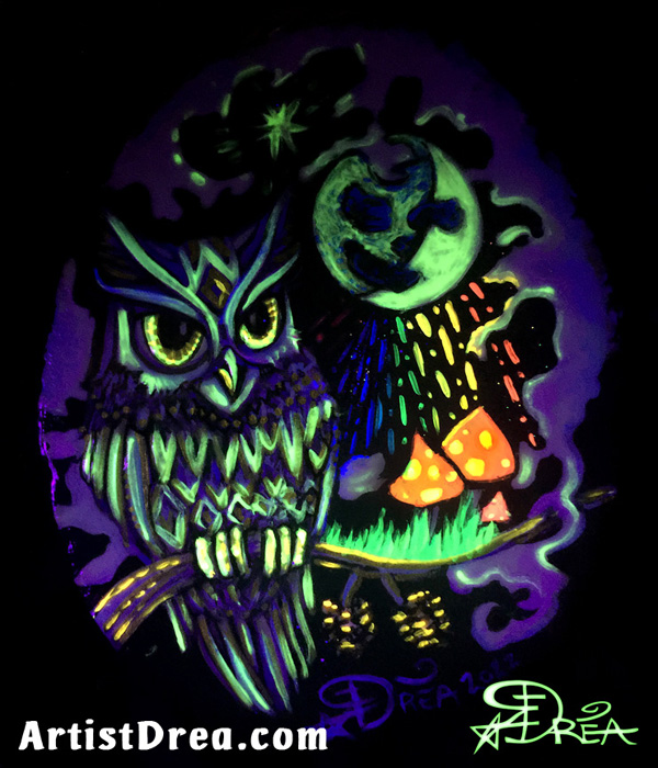 Great Horned Owl UV